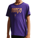 Nike FC Barcelona Kids Away Kobe Tee  Purple/Gold Front