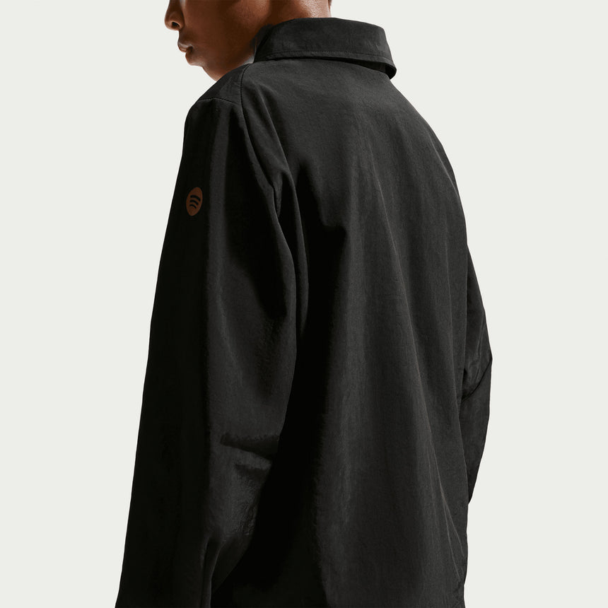 Nike FC Barcelona Kids Away Kobe Woven Jacket Black/Purple Sleeve