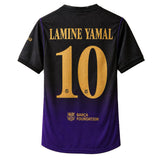 Nike FC Barcelona Kids Away Stadium Kobe 2026/27 Jersey w/ Lamine Yamal #10 Back