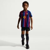 Nike FC Barcelona Kids Home 2026/27 3-Piece Mini-Kit Navy/Red Model