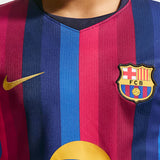 Nike FC Barcelona Kids Home Stadium 2026/27 Jersey Navy/Red Crest