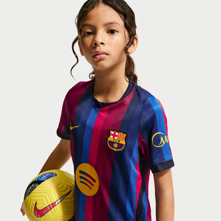 Nike FC Barcelona Kids Home Stadium 2026/27 Jersey Navy/Red Model