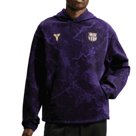 Nike FC Barcelona Men's Away 2026/27 Kobe Hoodie Purple Front