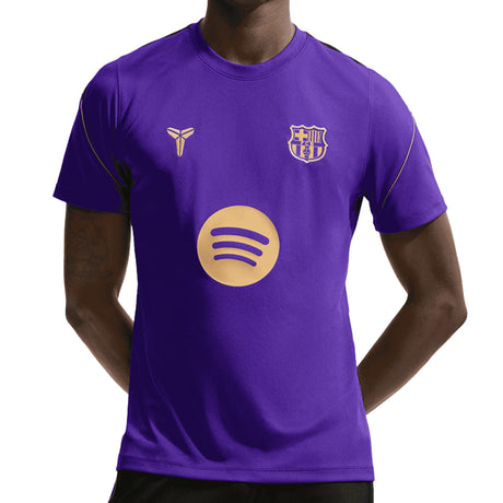 Nike FC Barcelona Men's Away Kobe Strike 2026/27 Jersey Purple/Gold Front
