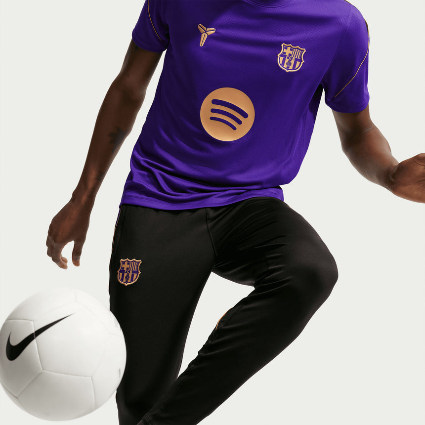 Nike FC Barcelona Men's Away Kobe Strike 2026/27 Jersey Purple/Gold Model