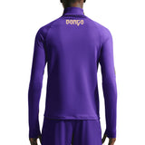 Nike FC Barcelona Men's Away Kobe Strike Drill Top Purple/Gold Back