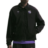 Nike FC Barcelona Men's Away Kobe Woven Jacket Black/Purple Front