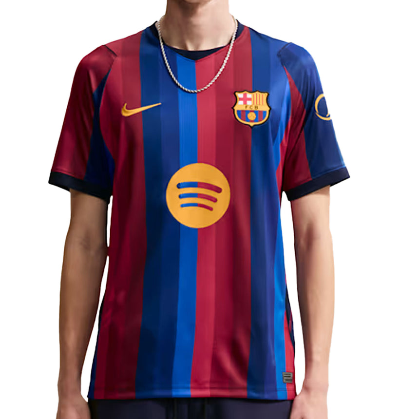 Nike FC Barcelona Men's Home Stadium 2026/27 Jersey Navy/Red Front