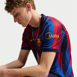 Nike FC Barcelona Men's Home Stadium 2026/27 Jersey Navy/Red Sleeve