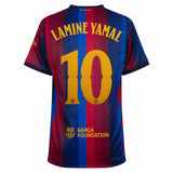 Nike FC Barcelona Men's Home Stadium 2026/27 Jersey w/ Lamine Yamal #10 Navy/Blue Back