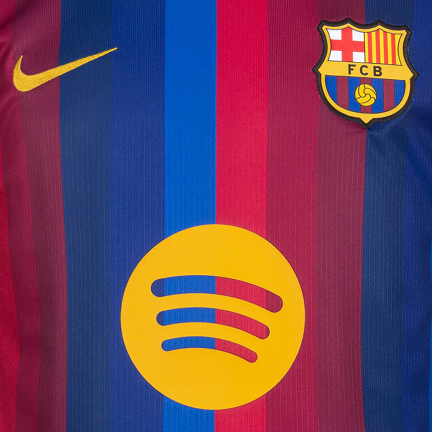 Nike FC Barcelona Men's Home Stadium 2026/27 Jersey w/ Lamine Yamal #10 Navy/Blue Crest
