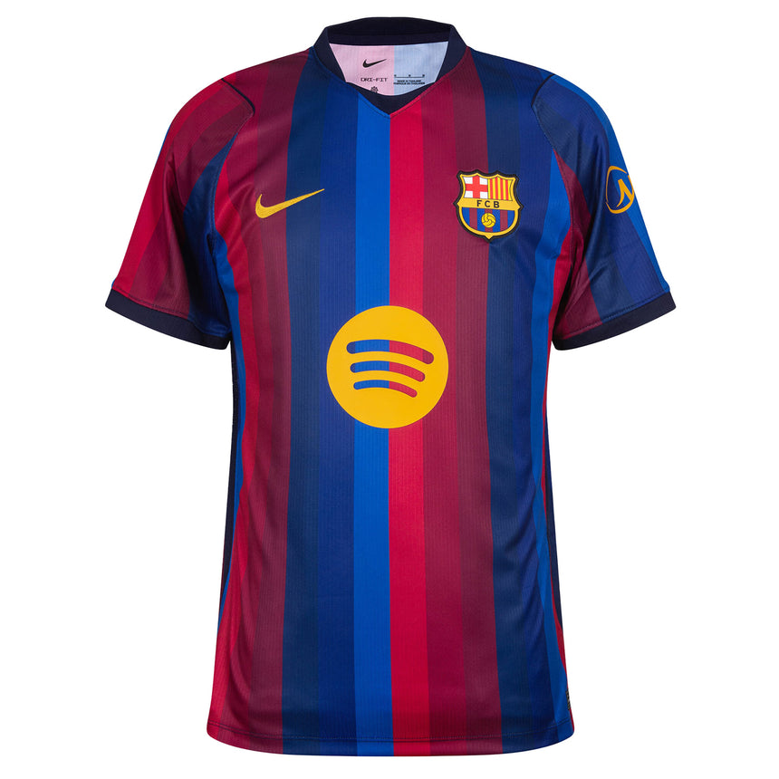 Nike FC Barcelona Men's Home Stadium 2026/27 Jersey w/ Lamine Yamal #10 Navy/Blue Front