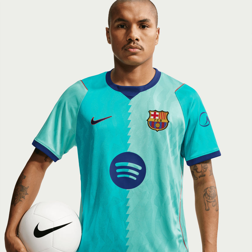 Nike FC Barcelona Men's Third Stadium 2026/27 Jersey Green Model