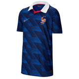 Nike France Kids Home Aero-FIT 2026 Jersey Blue Front