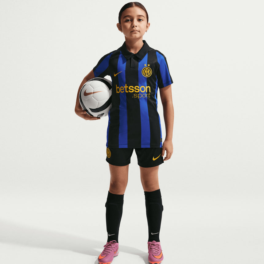 Nike Inter Milan Kids Home Stadium 2026/27 Jersey Blue/Black/University Gold Model
