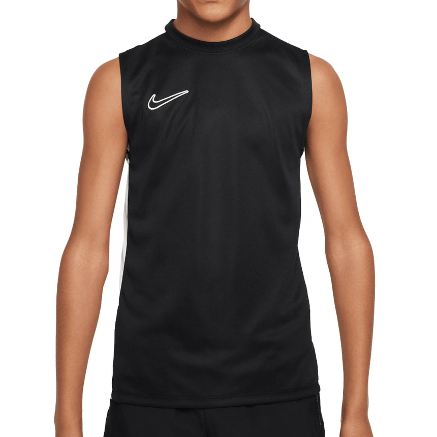 Nike Kids Academy 23 Sleeveless Top Black/White Front
