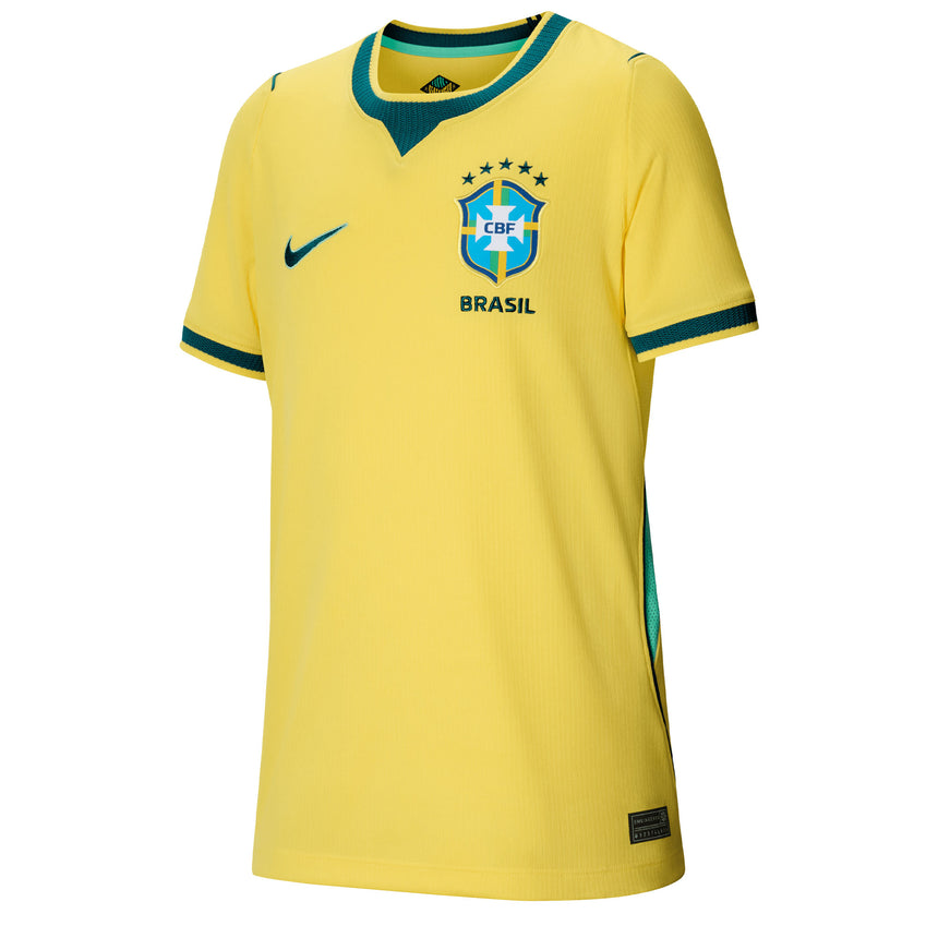 Nike Kid's Brazil Home World Cup 2026 Jersey Yellow Front