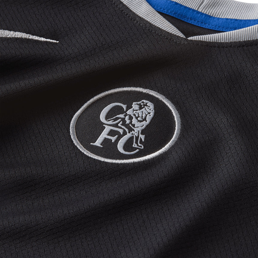 Nike Kids Chelsea 2025/26 Third Jersey Black/Silver/Blue Crest
