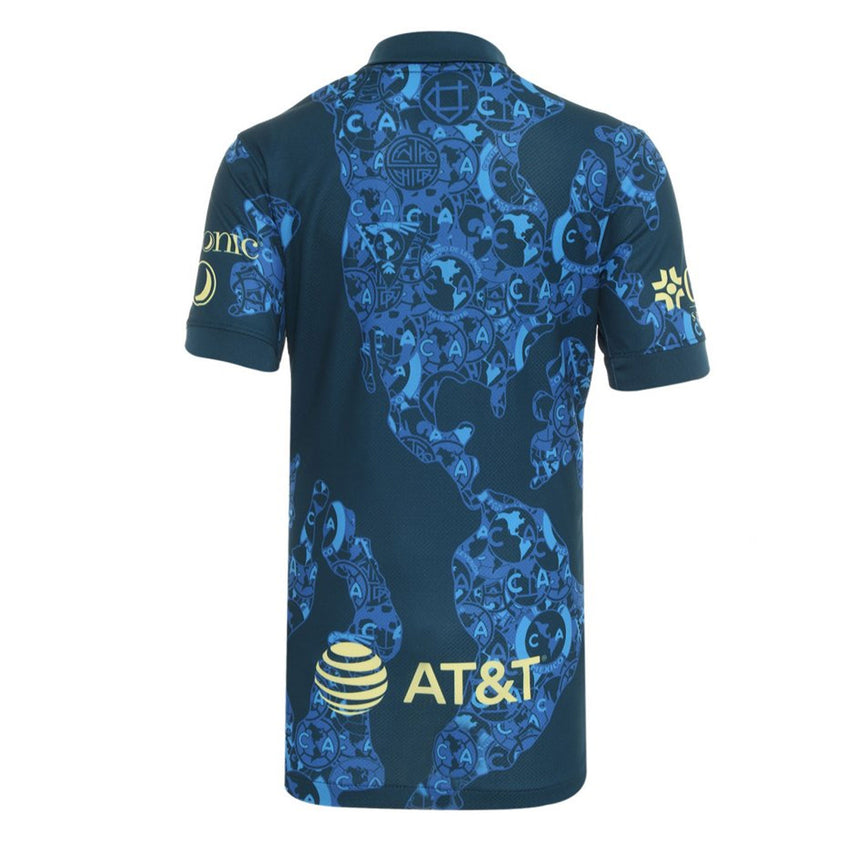 Nike Kids Club America 2024/25 Away Jersey Blue/Lemon Chiffon Back