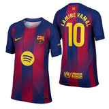 Nike Kids FC Barcelona 2025/26 Dri-FIT ADV Home Jersey w/ Lamine Yamal #10 Printing