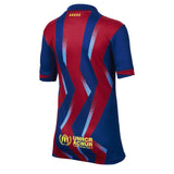 Nike Kids FC Barcelona 2025/26 Fourth Jersey Gym Blue/Red Back