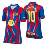 Nike Kids FC Barcelona 2025/26 Fourth Jersey w/ Lamine Yamal #10 Printing Both