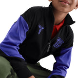Nike Kids FC Barcelona Academy Pro Away Kobe Anthem Jacket Black/Persian Violet Crest