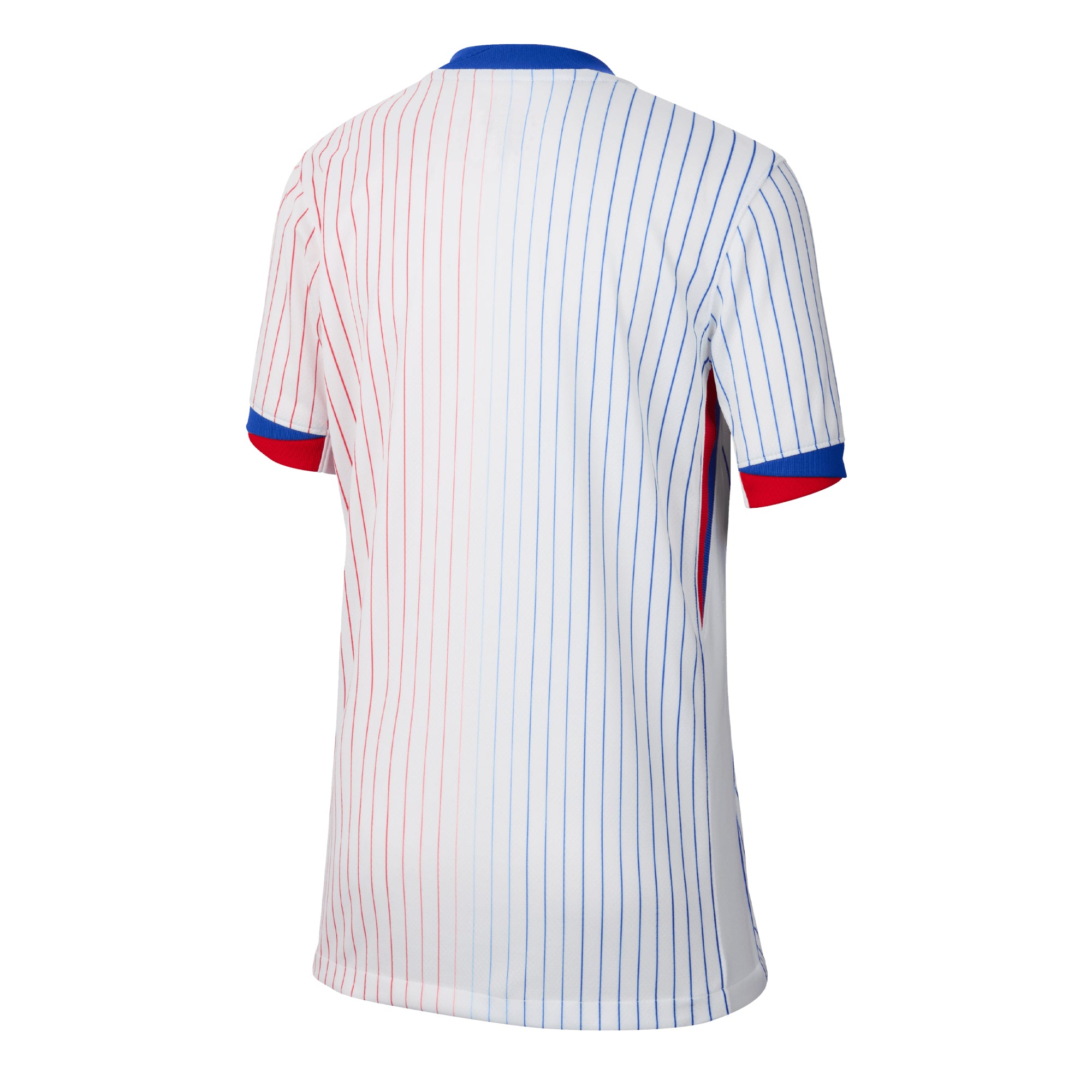 Nike Kids France 2024 25 Away Jersey White Bright Blue Azteca Soccer