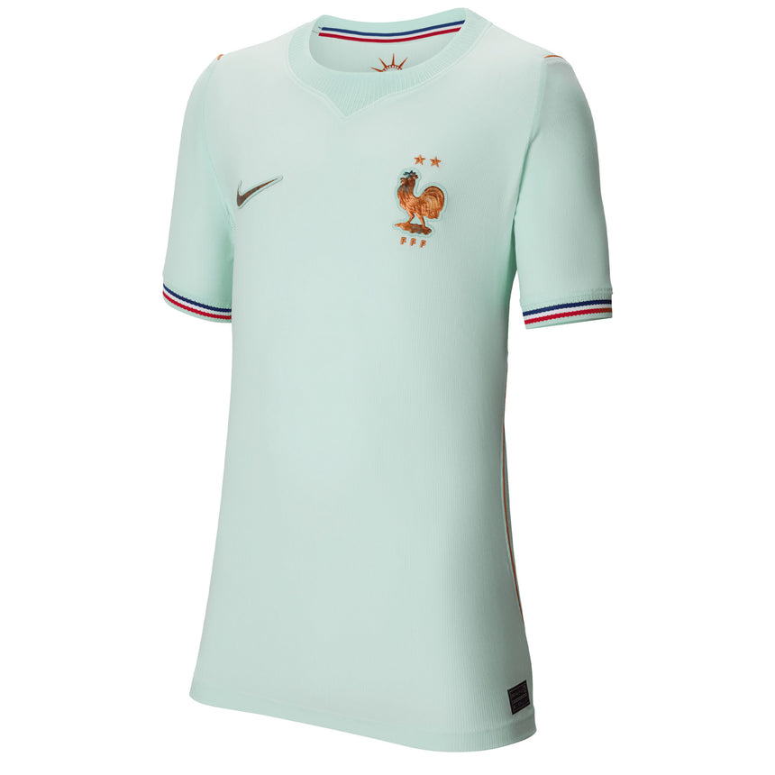 Nike Kid's France World Cup 2026 Away Jersey Igloo/Monarch Front