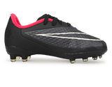 Nike Kids Hypervenom Phelon FG Black/Hyper Punch Side