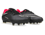 Nike Kids Hypervenom Phelon FG Black/Hyper Punch Together