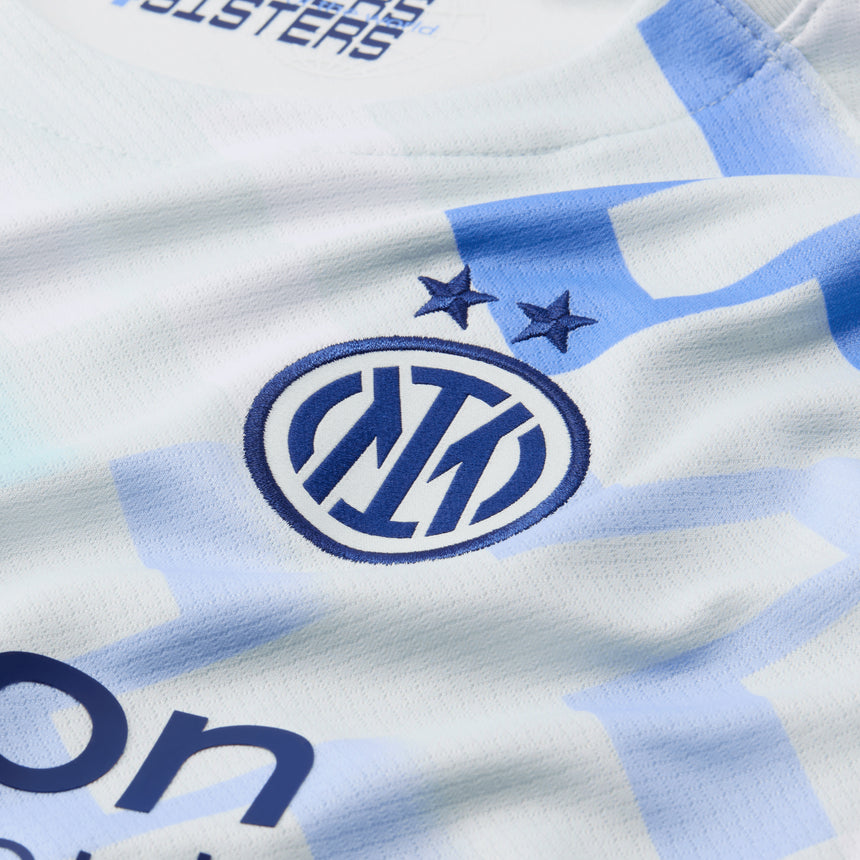 Nike Kids Inter Milan 2025/26 Away Jersey Ghost Aqua/White/Blue Void Crest