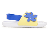 Nike Kids Kawa Slide SE (TD) White/Soft Yellow Side