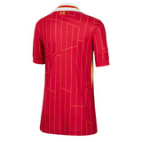 Nike Kids Liverpool Home Jersey 2024/25 Red/Yellow Back