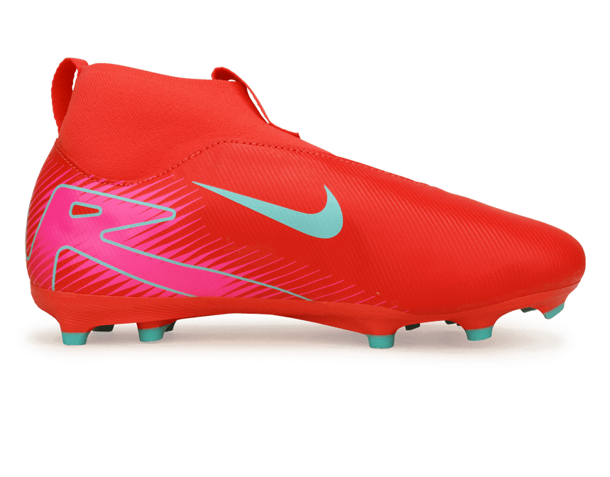 Nike Kids Zoom Mercurial Superfly 10 Academy FG/MG Ember Glow/Aurora Green