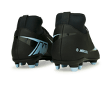 Nike Kids Zoom Mercurial Superfly 10 Club FG/MG Black/Ice Blue Rear