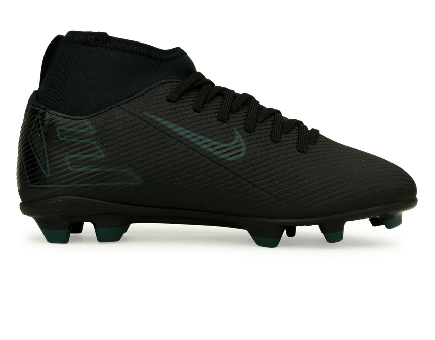 Nike Kids Zoom Mercurial Superfly 10 Club FG/MG Black/Deep Jungle Side