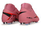 Nike Kids Mercurial Superfly 10 Club FG/MG Magic Flamingo/Black Rear
