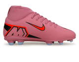 Nike Kids Mercurial Superfly 10 Club FG/MG Magic Flamingo/Black Side