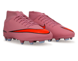 Nike Kids Mercurial Superfly 10 Club FG/MG Magic Flamingo/Black Together