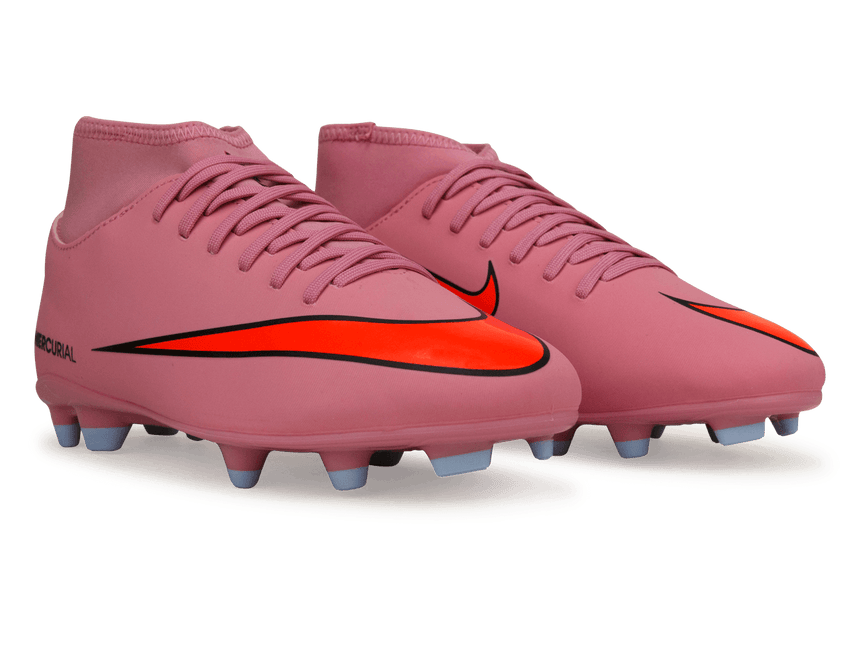 Nike Kids Mercurial Superfly 10 Club FG/MG Magic Flamingo/Black Together