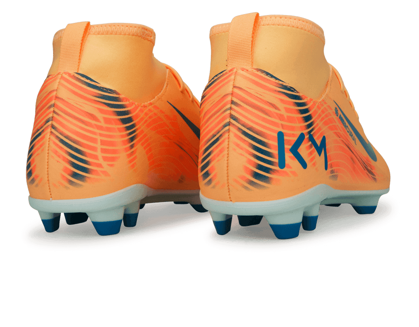 Nike Kids Zoom Mercurial Superfly 10 Club 'Kylian Mbappe' FG/MG Melon Tint/igloo Back