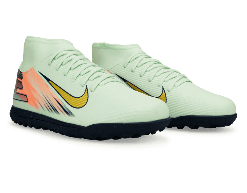 Nike Kids Mercurial SuperFly 10 Club MDS 009 TF Barely Green/Metallic Gold Together