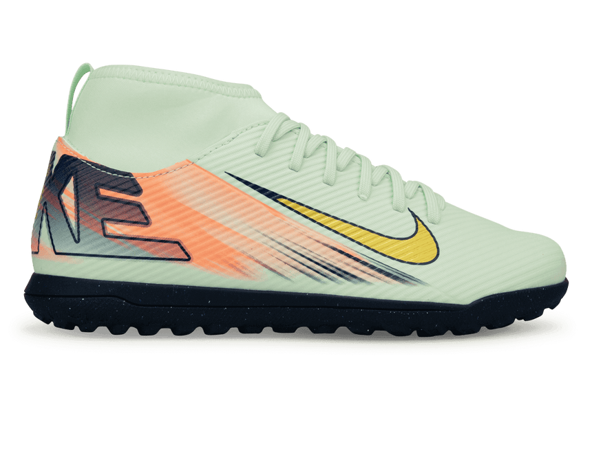 Nike Kids Mercurial SuperFly 10 Club MDS 009 TF Barely Green/Metallic Gold