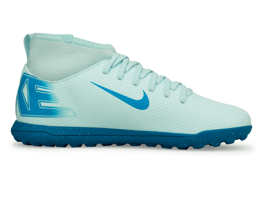 Nike Kids Zoom Mercurial Superfly 10 Club TF Glacier Blue/Blue Orbit Side