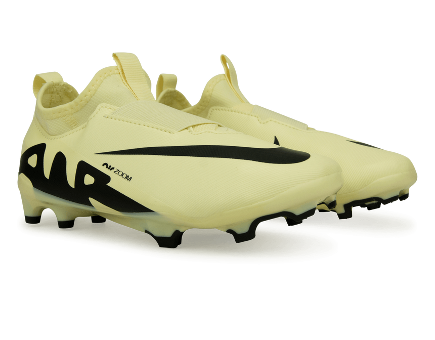 Nike Kids Zoom Mercurial Vapor 15 Academy FG/MG Lemonade/Black Together