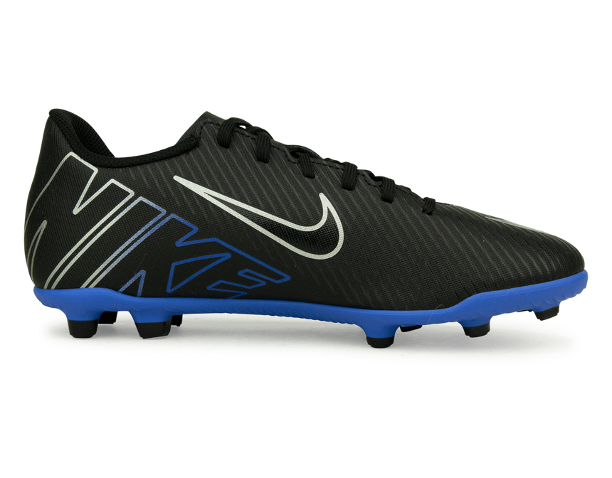 Nike Kids Zoom Mercurial Vapor 15 Club FG/MG Black/Blue Side