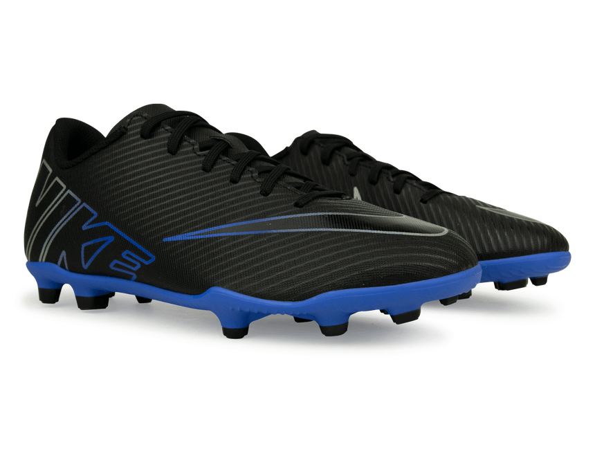 Nike Kids Zoom Mercurial Vapor 15 Club FG/MG Black/Blue Together