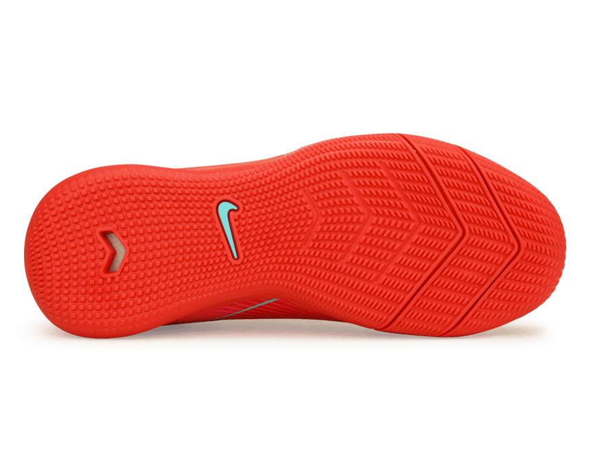 Nike Kids Zoom Mercurial Vapor 16 Academy IC Ember Glow/Aurora Green Sole