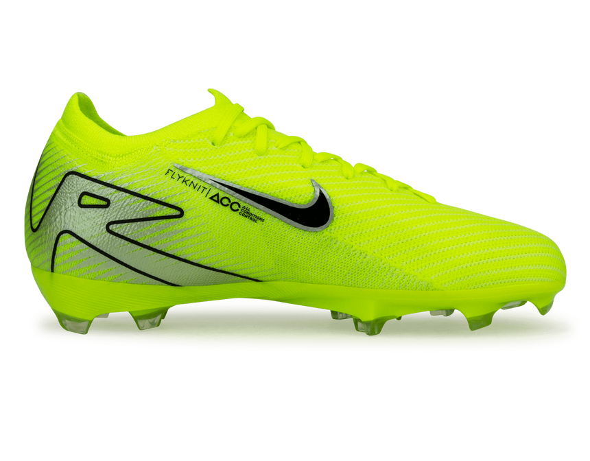 Nike Kids Zoom Mercurial Vapor 16 Pro FG Volt/Black Side